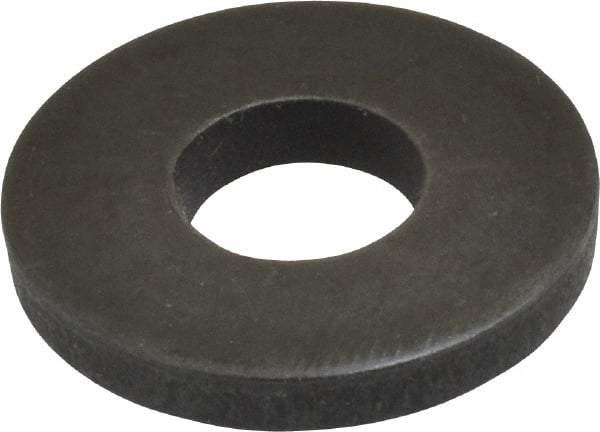 Gibraltar - M10 Screw, Steel Standard Flat Washer - 10.5mm ID x 28mm OD, 4mm Thick, Black Phosphate Finish - All Tool & Supply