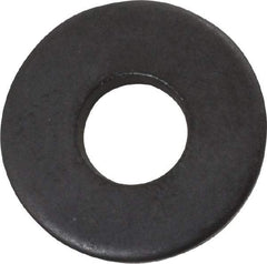 Gibraltar - M12 Screw, Steel Standard Flat Washer - 13mm ID x 35mm OD, 5mm Thick, Black Phosphate Finish - All Tool & Supply