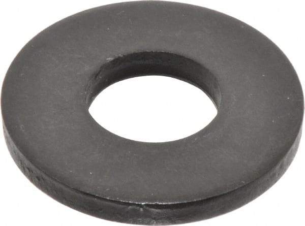 Gibraltar - M20 Screw, Steel Standard Flat Washer - 21mm ID x 50mm OD, 6mm Thick, Black Phosphate Finish - All Tool & Supply