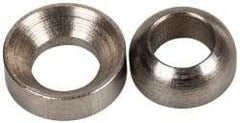 Gibraltar - 1/4" Bolt, Stainless Steel, Spherical Washer Assembly - 9/32" Inside x 1/2" Female Outside, 7/16" Male OD, 17/64" Thick, 7/64" Radius, 303 Grade - All Tool & Supply