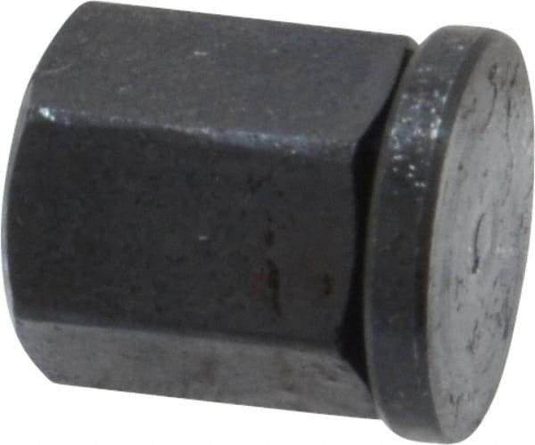 Gibraltar - 1/4-20, Black Oxide Finish, Steel Swivel Hex Nut - 3/8" Pad, 5/16" Wide x 13/32" High x 3/16" Deep - All Tool & Supply