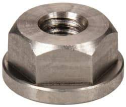 Gibraltar - 1/4-20, 5/8" Flange Diam, 5/16" High, 1/2" Across Flats, Flange Nut - Grade 303 Stainless Steel, 3/32" Flange Height - All Tool & Supply