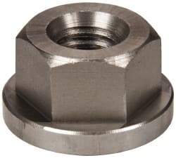 Gibraltar - 7/16-14, 1" Flange Diam, 9/16" High, 3/4" Across Flats, Flange Nut - Grade 303 Stainless Steel, 5/32" Flange Height - All Tool & Supply