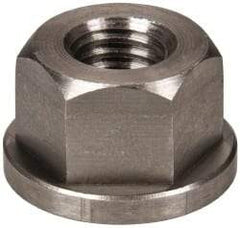 Gibraltar - 1/2-13, 1-1/8" Flange Diam, 11/16" High, 7/8" Across Flats, Flange Nut - Grade 303 Stainless Steel, 5/32" Flange Height - All Tool & Supply