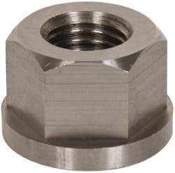 Gibraltar - 7/8-9, 1-3/4" Flange Diam, 1-1/8" High, 1-7/16" Across Flats, Flange Nut - Grade 303 Stainless Steel, 1/4" Flange Height - All Tool & Supply