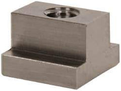 Gibraltar - 3/8-16 Blind Tapped T Slot Nut - 1/2" Slot Width, 7/8 x 1/4" Base Width x Height, 7/8 x 5/8" OAL x Height - All Tool & Supply