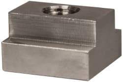 Gibraltar - 1/2-13 Blind Tapped T Slot Nut - 11/16" Slot Width, 1-1/8 x 13/32" Base Width x Height, 1-1/4 x 3/4" OAL x Height - All Tool & Supply