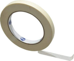 Intertape - 1/2" Wide x 60 Yd Long White Paper Masking Tape - Series PG500, 5 mil Thick, 21 In/Lb Tensile Strength - All Tool & Supply