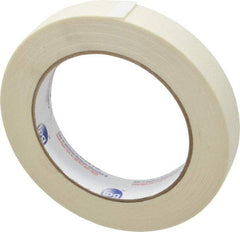 Intertape - 3/4" Wide x 60 Yd Long White Paper Masking Tape - Series PG500, 5 mil Thick, 21 In/Lb Tensile Strength - All Tool & Supply