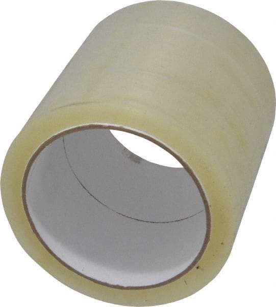 Intertape - 4" x 72 Yd Clear Rubber Adhesive Packaging Tape - Polypropylene Film Backing, 1.6 mil Thick, 25 Lb Tensile Strength, Series 6100 - All Tool & Supply