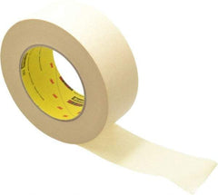 3M - 2" Wide x 60 Yd Long Tan Paper Masking Tape - Series 232, 6.3 mil Thick, 27 In/Lb Tensile Strength - All Tool & Supply