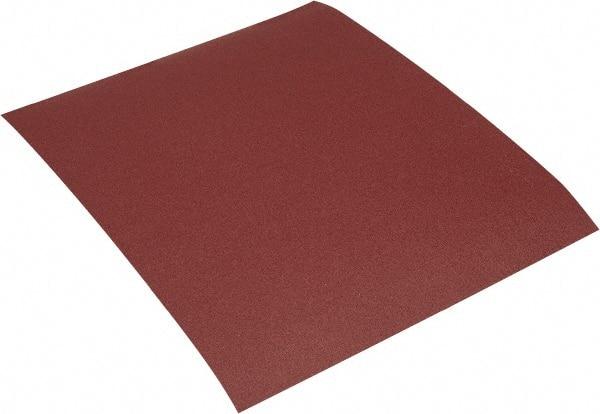 Made in USA - 180 Grit, Aluminum Oxide Adhesive Backed Sanding Sheets - Cloth, 9" x 11", Very Fine Grade, J Weighted Backing - All Tool & Supply