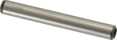 Value Collection - 1/4" Diam x 2" Pin Length Grade 8 Alloy Steel Pull Out Dowel Pin - 1 Rounded & 1 Threaded End - All Tool & Supply