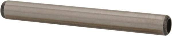 Value Collection - 1/4" Diam x 2-1/4" Pin Length Grade 8 Alloy Steel Pull Out Dowel Pin - 1 Rounded & 1 Threaded End - All Tool & Supply