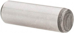 Value Collection - 5/16" Diam x 2" Pin Length Grade 8 Alloy Steel Pull Out Dowel Pin - 1 Rounded & 1 Threaded End - All Tool & Supply