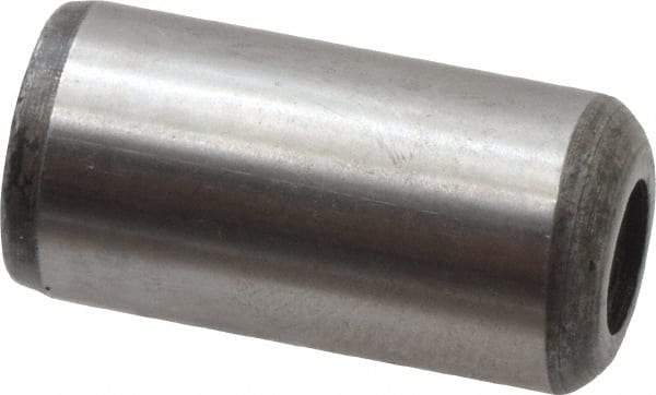 Value Collection - 1/2" Diam x 1" Pin Length Grade 8 Alloy Steel Pull Out Dowel Pin - 1 Rounded & 1 Threaded End - All Tool & Supply