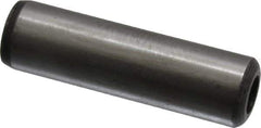 Value Collection - 1/2" Diam x 1-3/4" Pin Length Grade 8 Alloy Steel Pull Out Dowel Pin - 1 Rounded & 1 Threaded End - All Tool & Supply