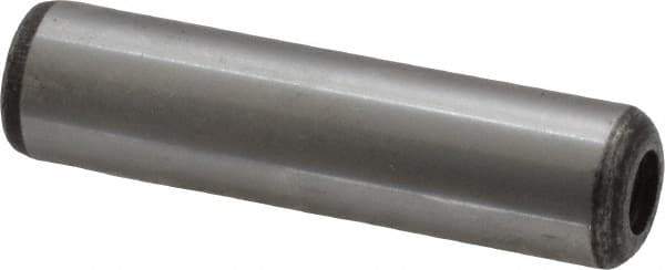 Value Collection - 1/2" Diam x 2" Pin Length Grade 8 Alloy Steel Pull Out Dowel Pin - 1 Rounded & 1 Threaded End - All Tool & Supply