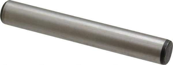 Value Collection - 1/2" Diam x 3-1/2" Pin Length Grade 8 Alloy Steel Pull Out Dowel Pin - 1 Rounded & 1 Threaded End - All Tool & Supply