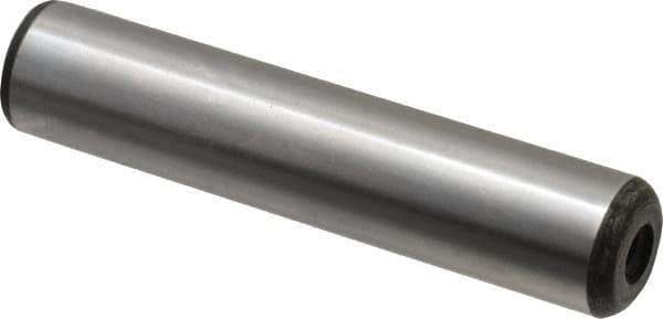 Value Collection - 5/8" Diam x 3" Pin Length Grade 8 Alloy Steel Pull Out Dowel Pin - 1 Rounded & 1 Threaded End - All Tool & Supply