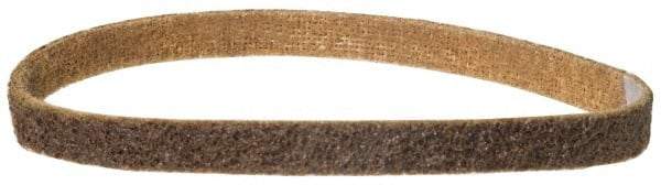 3M - 4" Wide x 168" OAL, Aluminum Oxide Abrasive Belt - Aluminum Oxide, Medium, Nonwoven, Series SC-BS - All Tool & Supply