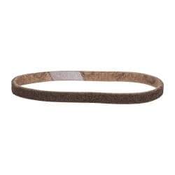 3M - 1/2" Wide x 18" OAL, Aluminum Oxide Abrasive Belt - Aluminum Oxide, Coarse, Nonwoven, Series SC-BS - All Tool & Supply