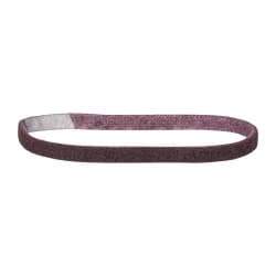 Norton - 1/2" Wide x 18" OAL, Aluminum Oxide Abrasive Belt - Aluminum Oxide, Medium, Nonwoven, Series STE - All Tool & Supply