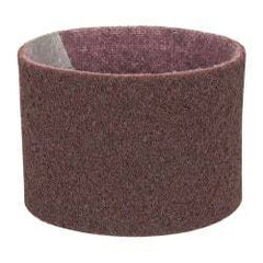 3M - 3-1/2" Wide x 15-1/2" OAL, Aluminum Oxide Abrasive Belt - Aluminum Oxide, Medium, Nonwoven, Series SC-BS - All Tool & Supply