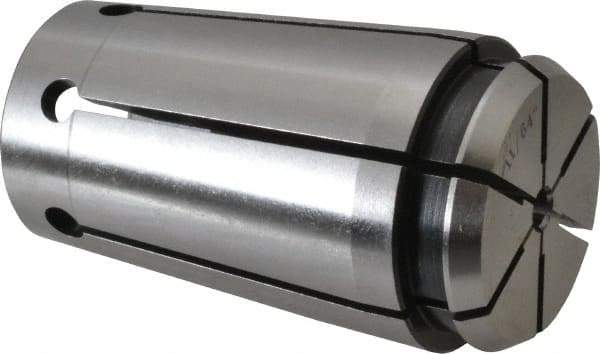 Accupro - TG/PG 100 11/64" Standard Single Angle Collet - 0.02mm TIR, 60.14mm OAL, 34.26mm Overall Diam - Exact Industrial Supply