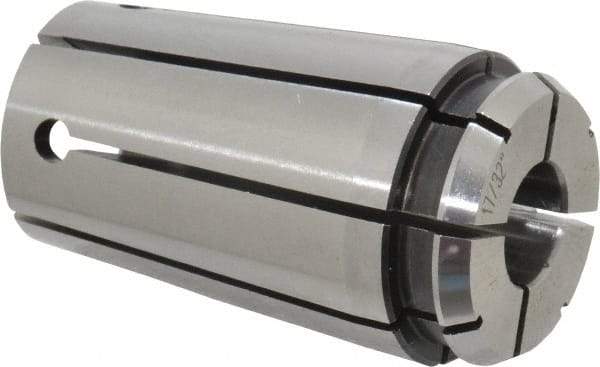 Accupro - TG/PG 100 17/32" Standard Single Angle Collet - 0.02mm TIR, 60.14mm OAL, 34.26mm Overall Diam - Exact Industrial Supply