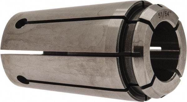 Accupro - TG/PG 100 51/64" Standard Single Angle Collet - 0.02mm TIR, 60.14mm OAL, 34.26mm Overall Diam - Exact Industrial Supply