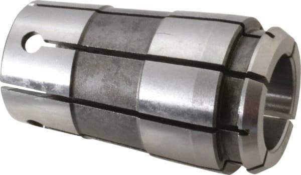 Accupro - TG/PG 100 53/64" Standard Single Angle Collet - 0.02mm TIR, 60.14mm OAL, 34.26mm Overall Diam - Exact Industrial Supply