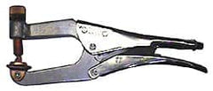 Grip-On - 12" OAL Standard Jaw Spindle C-Clamp Weld Locking Pliers - Exact Industrial Supply