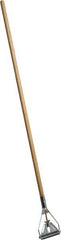 PRO-SOURCE - 54" Wood Quick Connect Mop Handle - Metal Connector, Use with Wet Mops - All Tool & Supply