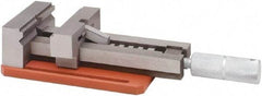 Value Collection - 4" Jaw Width, 4" Jaw Opening Capacity, 1" Jaw Height, Toolmaker's Vise - Flat Jaw, 9" OAL - All Tool & Supply