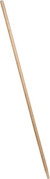 Weiler - 60 x 15/16" Wood Handle for Floor Brushes & Garage Brushes - Threaded Connection, Tan - All Tool & Supply