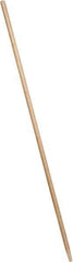 PRO-SOURCE - 60 x 1-1/8" Wood Handle for Outdoor Street Brooms & Window Brushes - Tapered Connection, Tan - All Tool & Supply