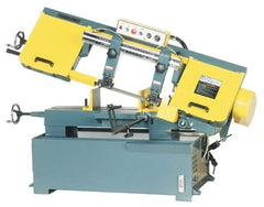 Enco - 10 x 17" Max Capacity, Manual Step Pulley Horizontal Bandsaw - 220/440 Volts, 2 hp, 3 Phase - All Tool & Supply