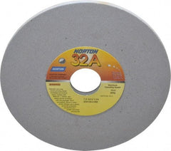 Norton - 7" Diam x 1-1/4" Hole x 1/4" Thick, L Hardness, 120 Grit Surface Grinding Wheel - Aluminum Oxide, Type 1, Fine Grade, 3,600 Max RPM, Vitrified Bond, No Recess - All Tool & Supply