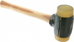 Garland - 6-1/2 Lb Head 2-3/4" Face Urethane Split Head Hammer with Faces - Wood Handle - All Tool & Supply