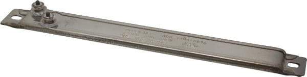 Value Collection - 14" OAL, 120 Volt, Offset Terminal, Stainless Steel High Density Strip Finned Heater - 500 Watt, 14 Watts per Sq In - All Tool & Supply