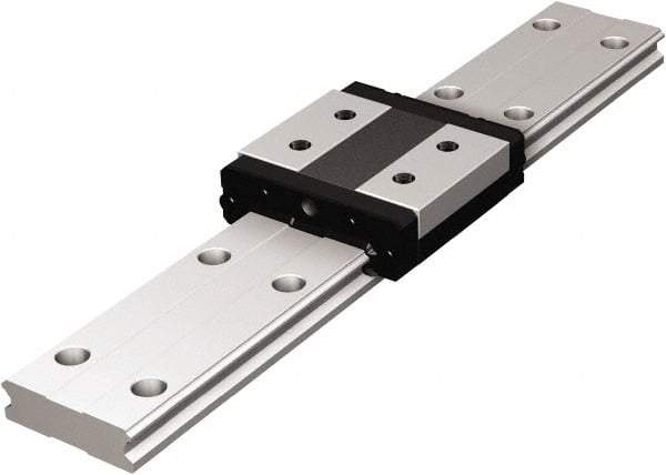 THK - 820mm OAL x 42mm Overall Width x 15mm Overall Height 4 Way SHW Rail - 60mm Between Holes, 4-1/2 x 7-1/2 x 5.3mm Hole Size - All Tool & Supply