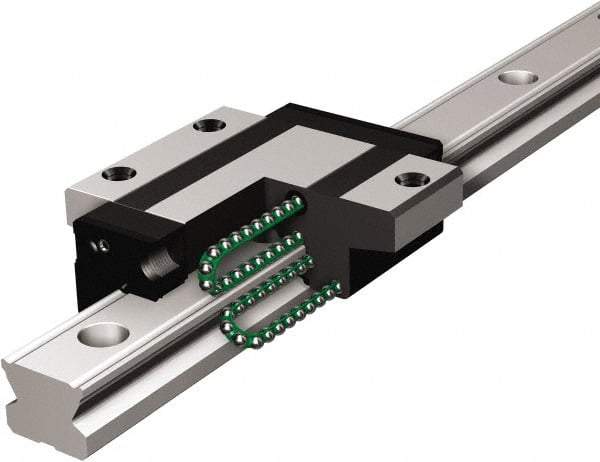 THK - 1,640mm OAL x 28mm Overall Width x 23mm Overall Height SR Rail - 80mm Between Holes, 7 x 11 x 9mm Hole Size - All Tool & Supply