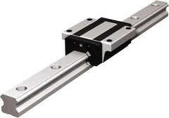 THK - 2,520mm OAL x 34mm Overall Width x 29mm Overall Height 4 Way HSR Rail - 80mm Between Holes, 9 x 14 x 12mm Hole Size - All Tool & Supply