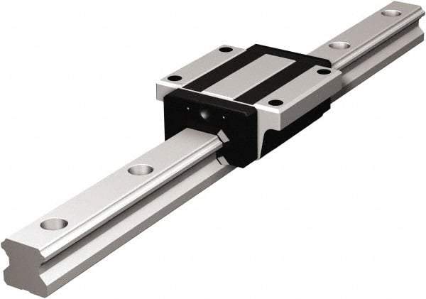 THK - 460mm OAL x 15mm Overall Width x 15mm Overall Height 4 Way HSR Rail - 60mm Between Holes, 4-1/2 x 7-1/2 x 5.3mm Hole Size - All Tool & Supply