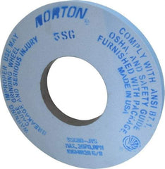 Norton - 12" Diam x 5" Hole x 1" Thick, J Hardness, 80 Grit Surface Grinding Wheel - Ceramic, Type 1, Medium Grade, 2,070 Max RPM, Vitrified Bond, No Recess - All Tool & Supply