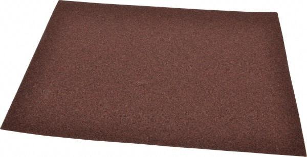 Norton - 50 Grit, Aluminum Oxide Sanding Sheet - 11" Long x 9" Wide, Coarse Grade, J Weighted Cloth Backing - All Tool & Supply