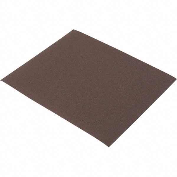 Norton - 120 Grit, Aluminum Oxide Sanding Sheet - 11" Long x 9" Wide, Fine Grade, J Weighted Cloth Backing - All Tool & Supply