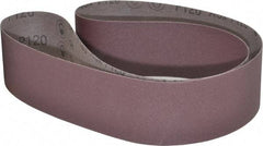 3M - 3" Wide x 60" OAL, 120 Grit, Aluminum Oxide Abrasive Belt - Aluminum Oxide, Fine, Coated, X Weighted Cloth Backing, Series 241D - All Tool & Supply