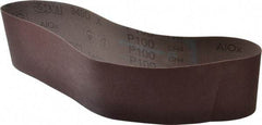 3M - 4" Wide x 36" OAL, 100 Grit, Aluminum Oxide Abrasive Belt - Aluminum Oxide, Fine, Coated, X Weighted Cloth Backing, Series 340D - All Tool & Supply